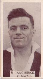 1933 Wills's Victorian Footballers (Small) #92 Roy Bence Front